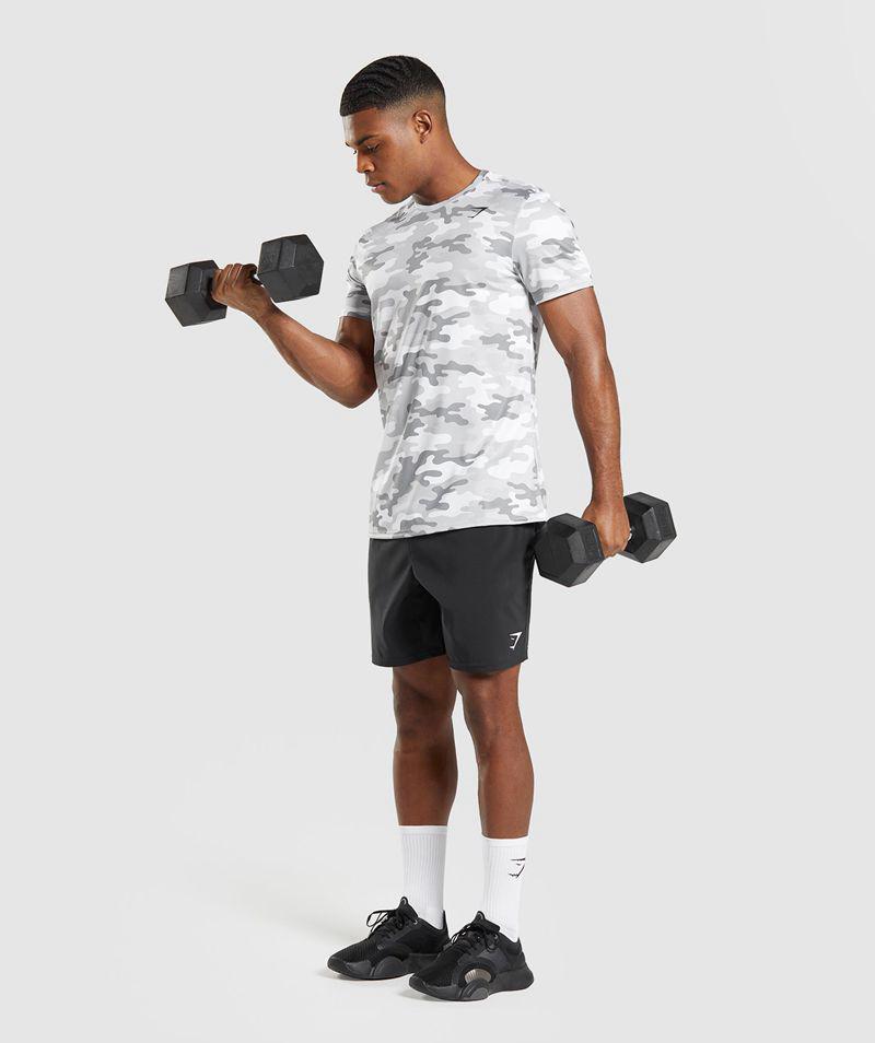 Gymshark Arrival T-Shirts Férfi Világos Szürke  Hungary |  SIAUM-9635