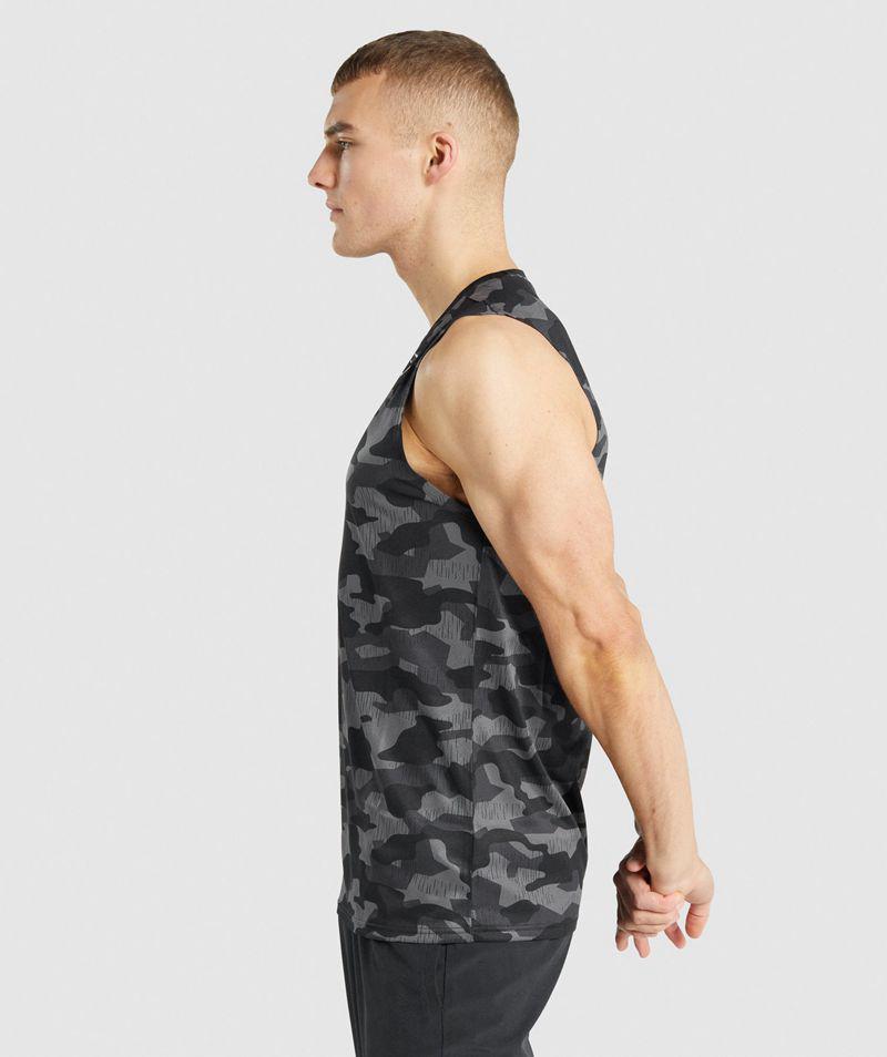 Gymshark Arrival Ujjatlan T-Shirts Férfi Szürke  Hungary |  ZQPAR-7345