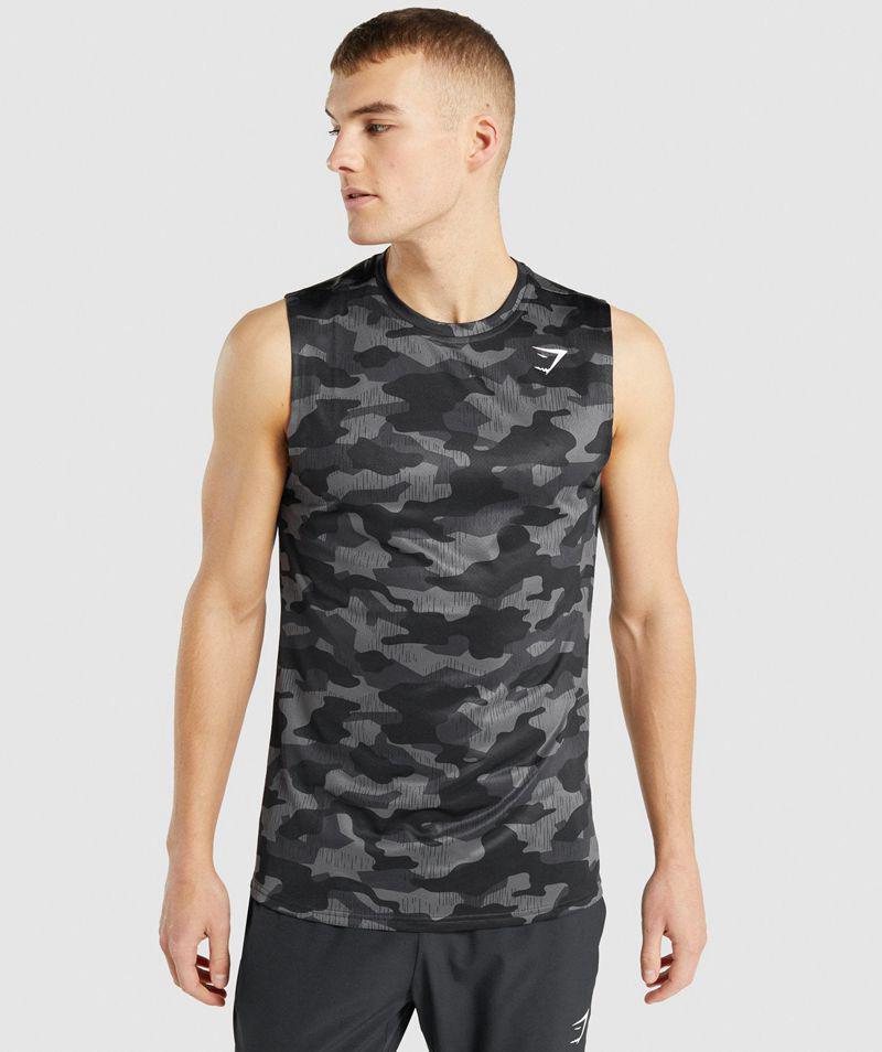 Gymshark Arrival Ujjatlan T-Shirts Férfi Szürke  Hungary |  ZQPAR-7345