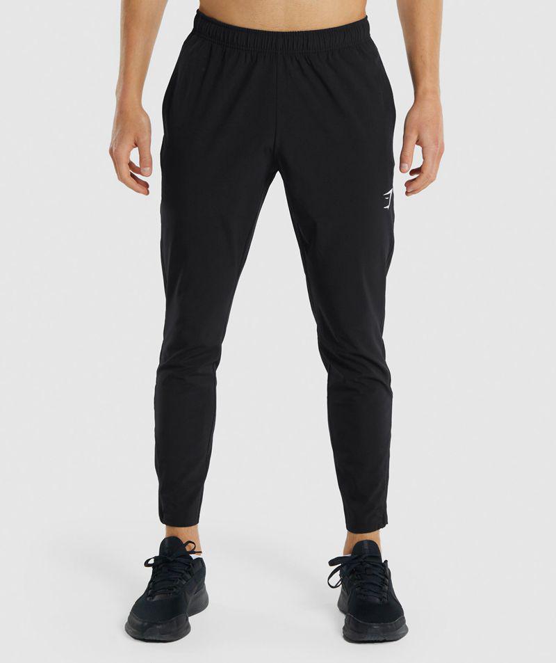 Gymshark Arrival Woven Jogger Nadrág Férfi Fekete  Hungary |  BTZJW-0573