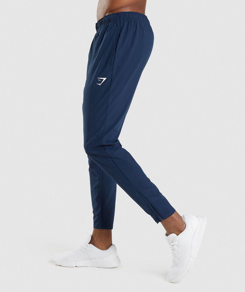 Gymshark Arrival Woven Jogger Nadrág Férfi Sötétkék  Hungary |  PYXDN-9146