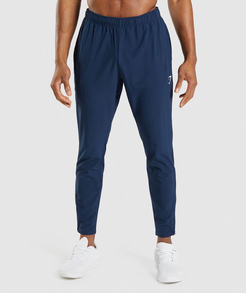 Gymshark Arrival Woven Jogger Nadrág Férfi Sötétkék  Hungary |  PYXDN-9146