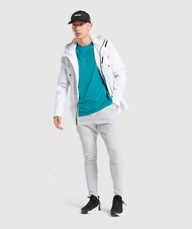 Gymshark Arrival Woven Jogger Nadrág Férfi Világos Szürke  Hungary |  STJQO-6308