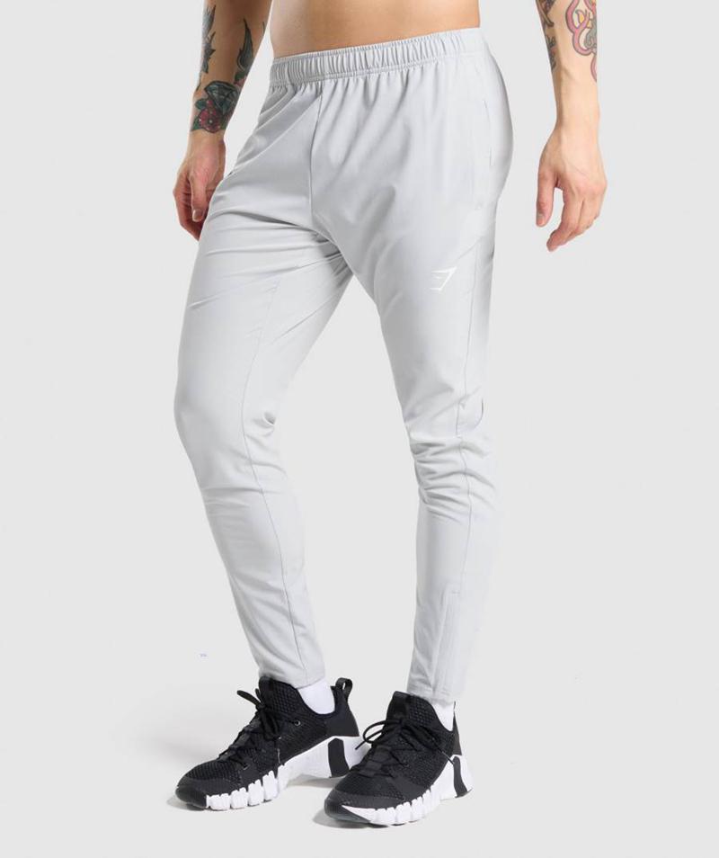 Gymshark Arrival Woven Jogger Nadrág Férfi Világos Szürke  Hungary |  STJQO-6308