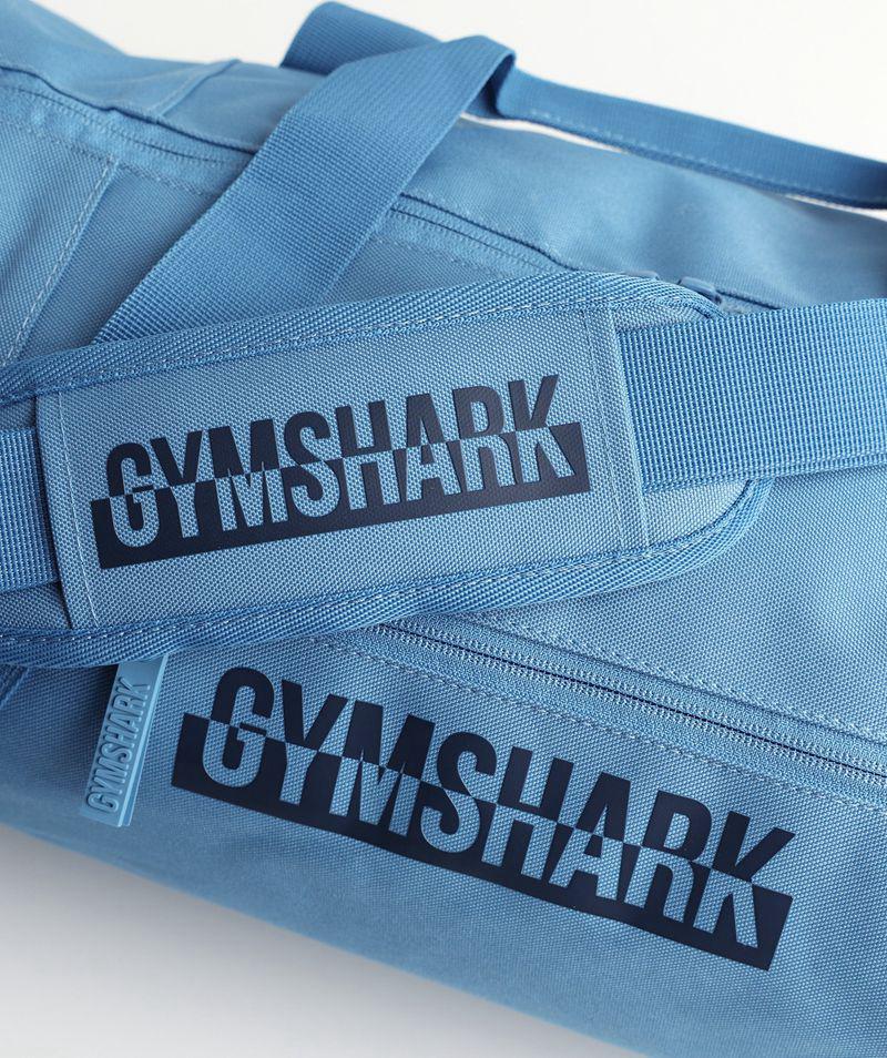 Gymshark Bold Barrel Duffle Táska Accessories Kék  Hungary |  TPCFE-8956