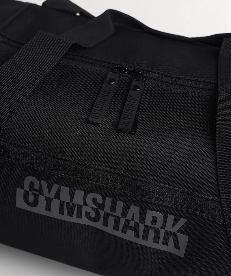 Gymshark Bold Barrel Duffle Táska Accessories Fekete  Hungary |  ZPRGJ-5368