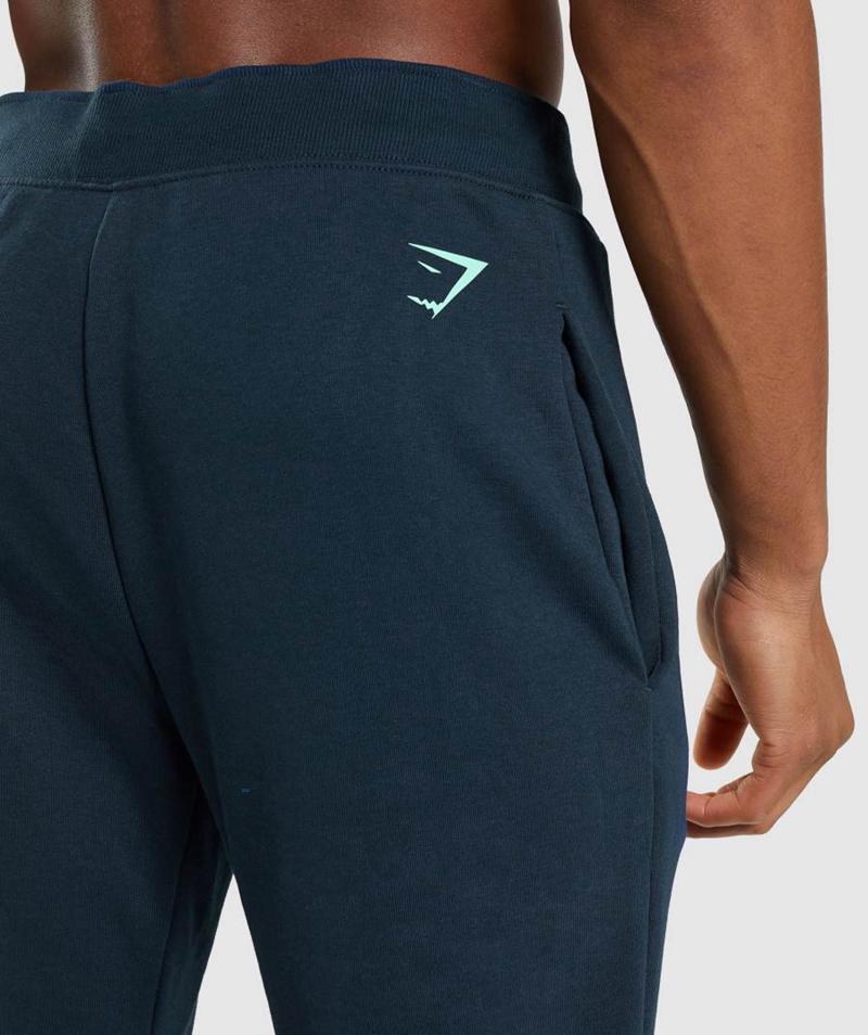 Gymshark Bold Jogger Nadrág Férfi Sötétkék  Hungary |  UFNRS-3768