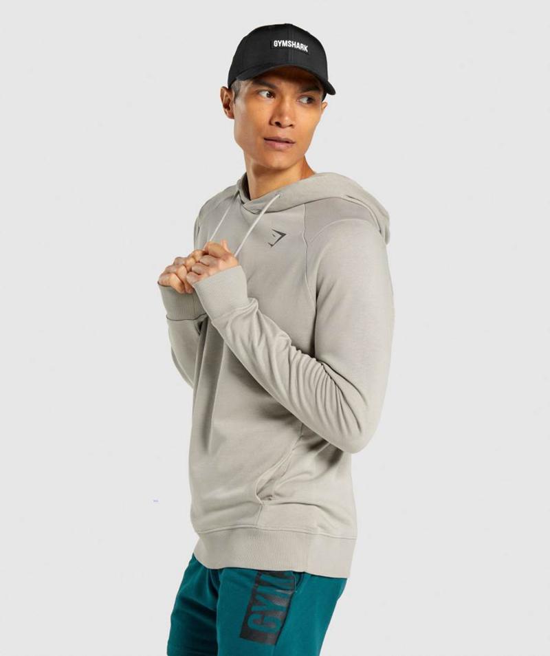 Gymshark Bold Kapucnis Pulóver Férfi Szürke  Hungary |  DULQW-2581