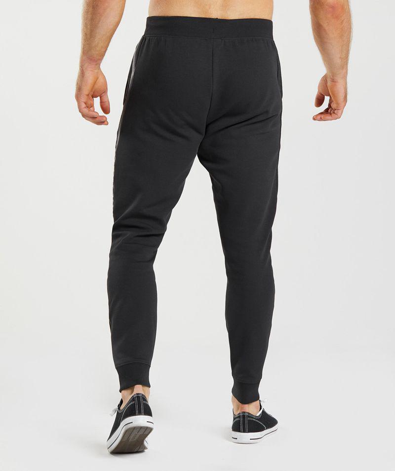 Gymshark Bold React Jogger Nadrág Férfi Fekete  Hungary |  MDOFE-3982