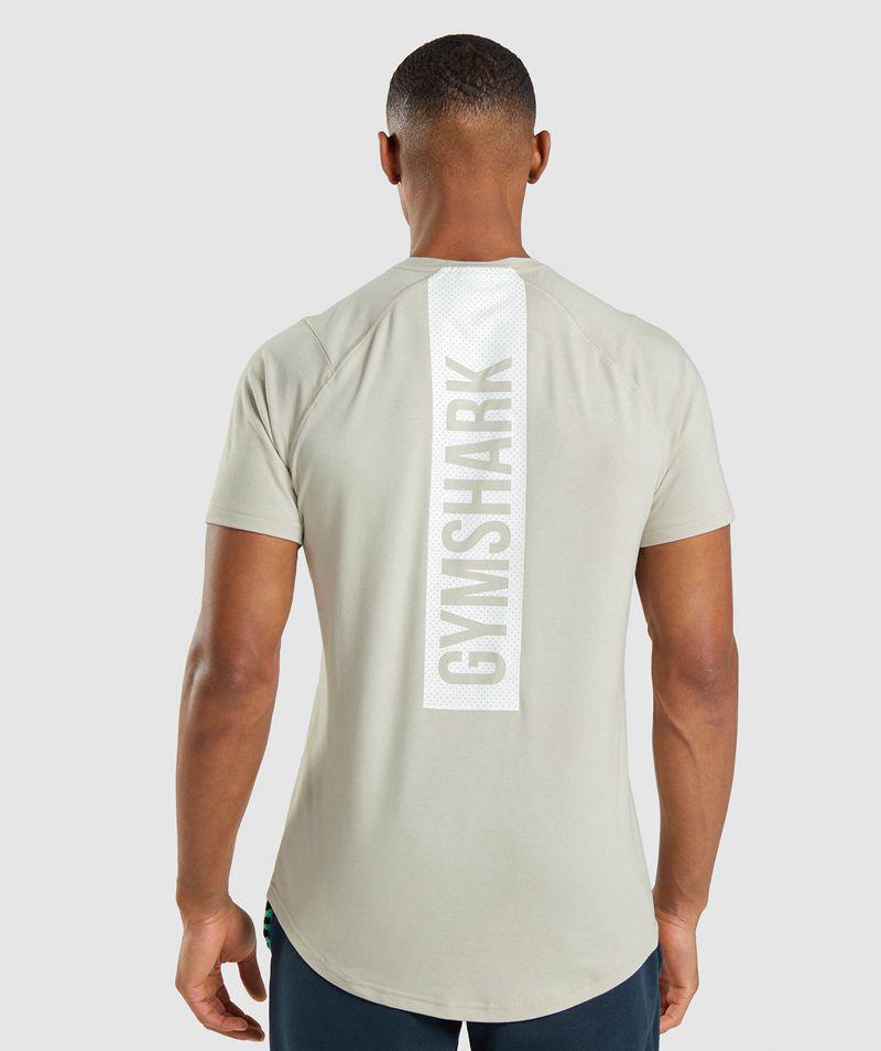 Gymshark Bold T-Shirts Férfi Szürke  Hungary |  CGQYJ-9685