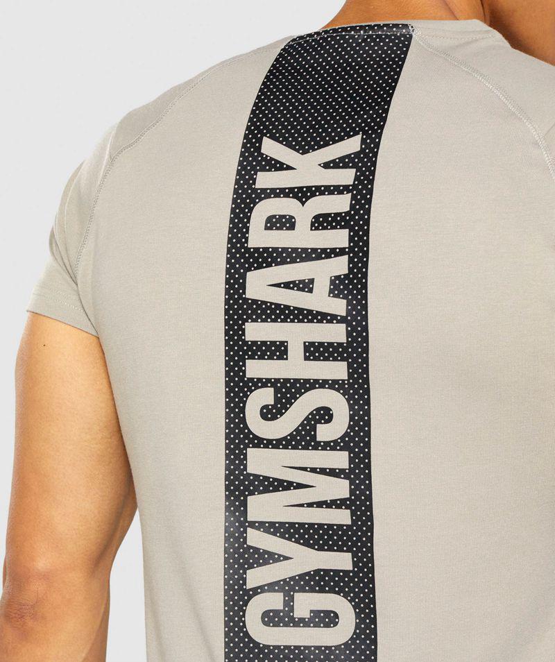 Gymshark Bold T-Shirts Férfi Szürke  Hungary |  VCKQB-5168