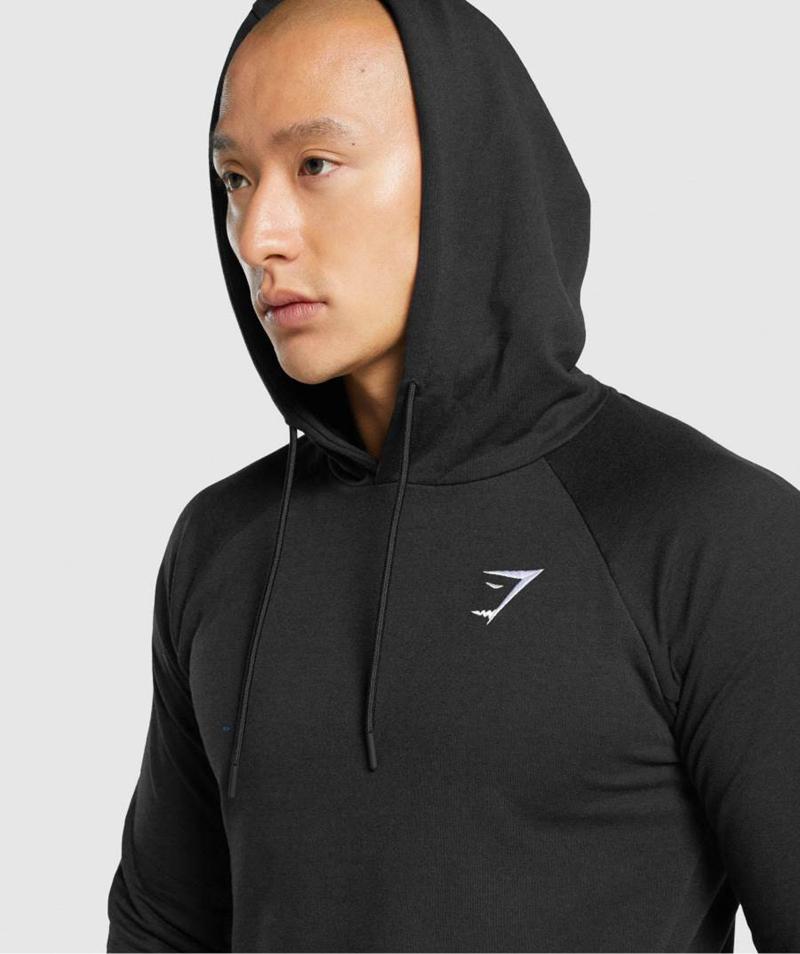 Gymshark Critical 2.0 Kapucnis Pulóver Férfi Fekete  Hungary |  GESIO-8962