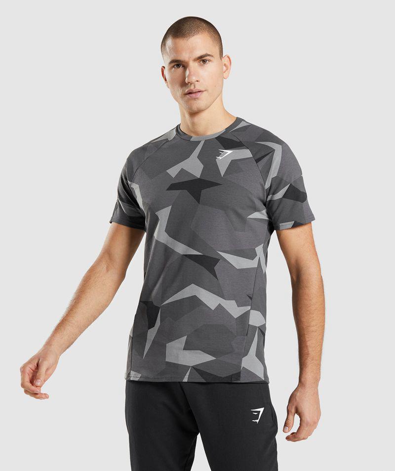 Gymshark Critical T-Shirts Férfi Fekete  Hungary |  ZHCPA-9821