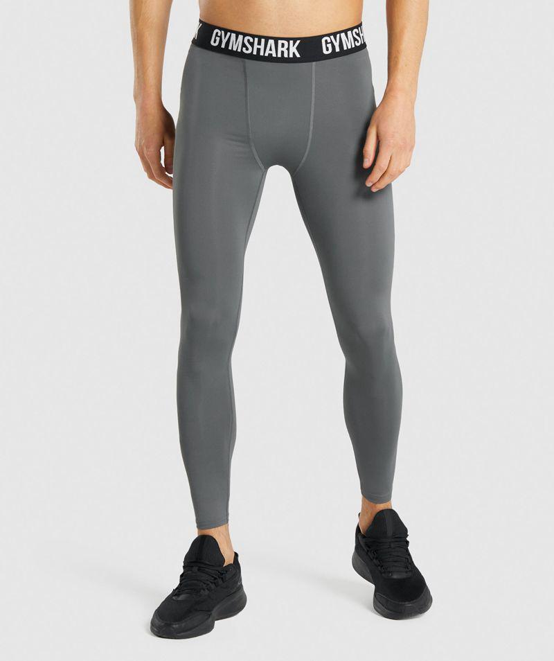 Gymshark Element Baselayer Leggings Férfi Szürke  Hungary |  AOCGS-6145