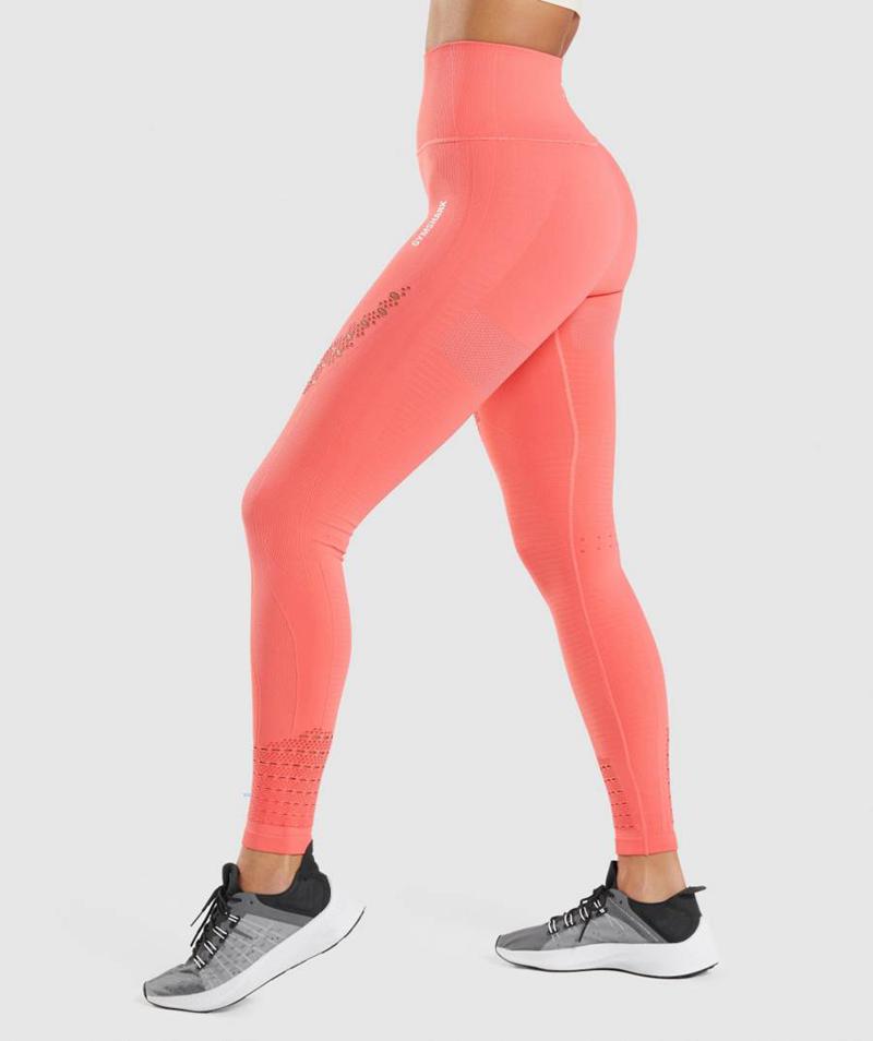 Gymshark Energy Seamless Leggings Női Rózsaszín  Hungary |  SAQRY-8135