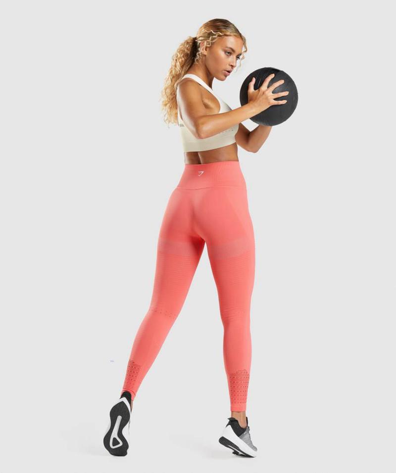 Gymshark Energy Seamless Leggings Női Rózsaszín  Hungary |  SAQRY-8135