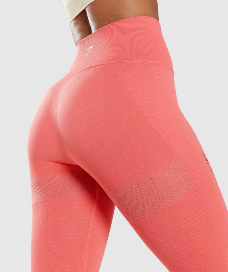 Gymshark Energy Seamless Leggings Női Rózsaszín  Hungary |  SAQRY-8135