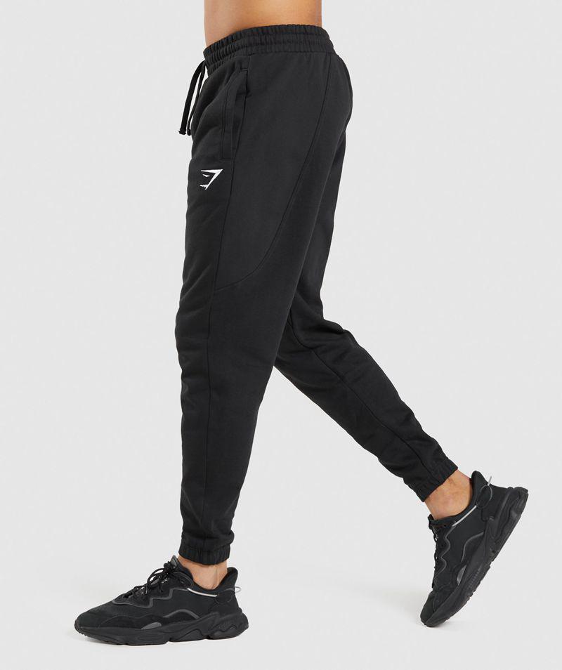 Gymshark Essential Jogger Nadrág Férfi Fekete  Hungary |  BXANC-2148