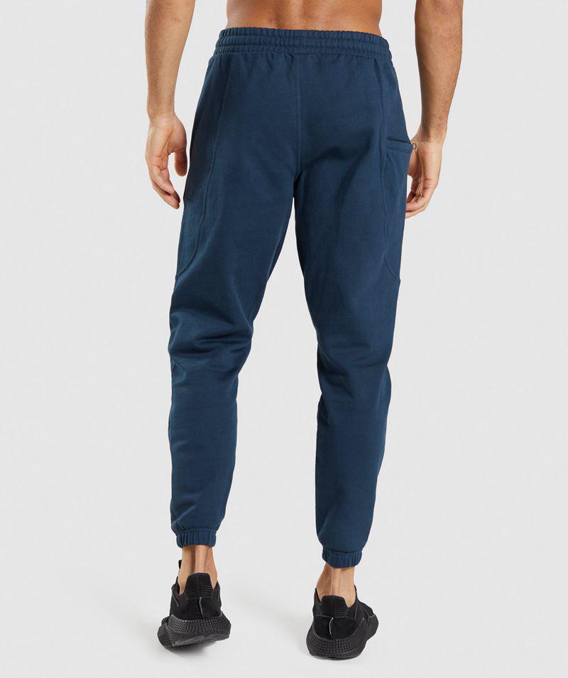 Gymshark Essential Jogger Nadrág Férfi Sötétkék  Hungary |  UGSIP-3416