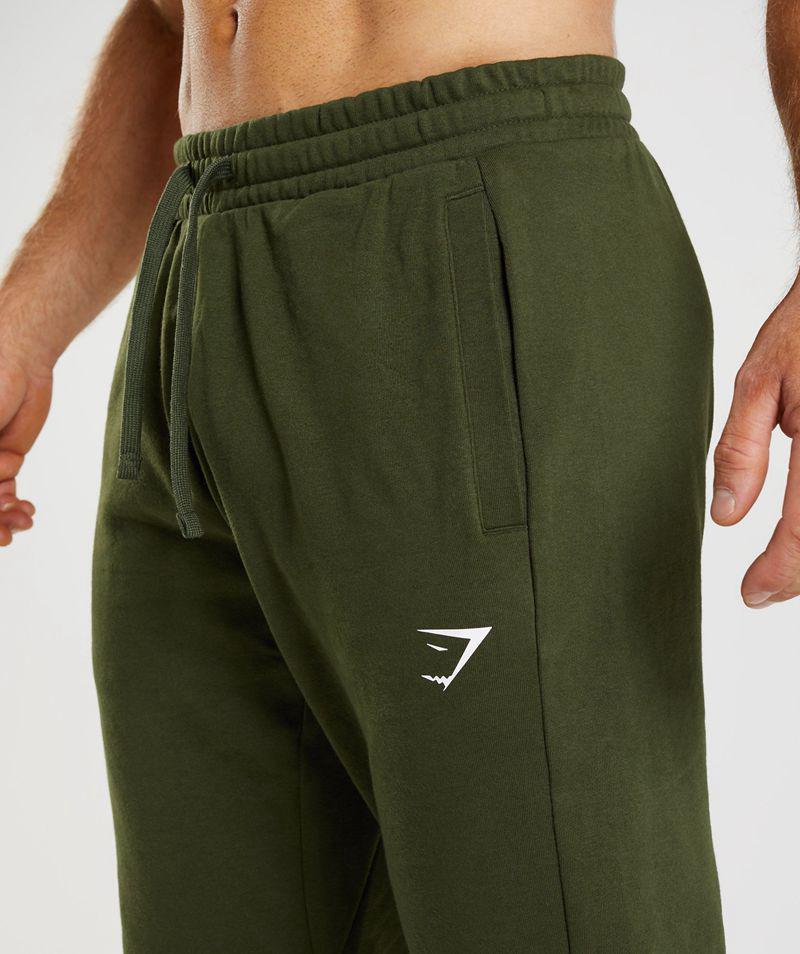 Gymshark Essential Oversized Jogger Nadrág Férfi Olivazöld  Hungary |  GYLQV-2308