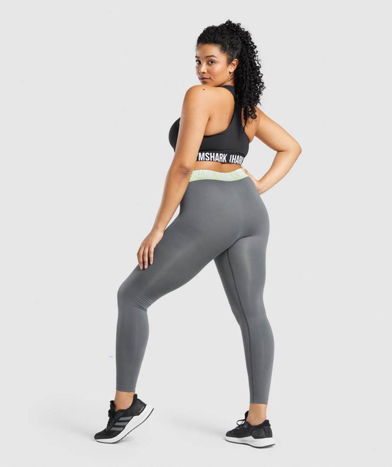 Gymshark Fit Seamless Leggings Női Mélyszürke  Hungary |  OCDPE-6810