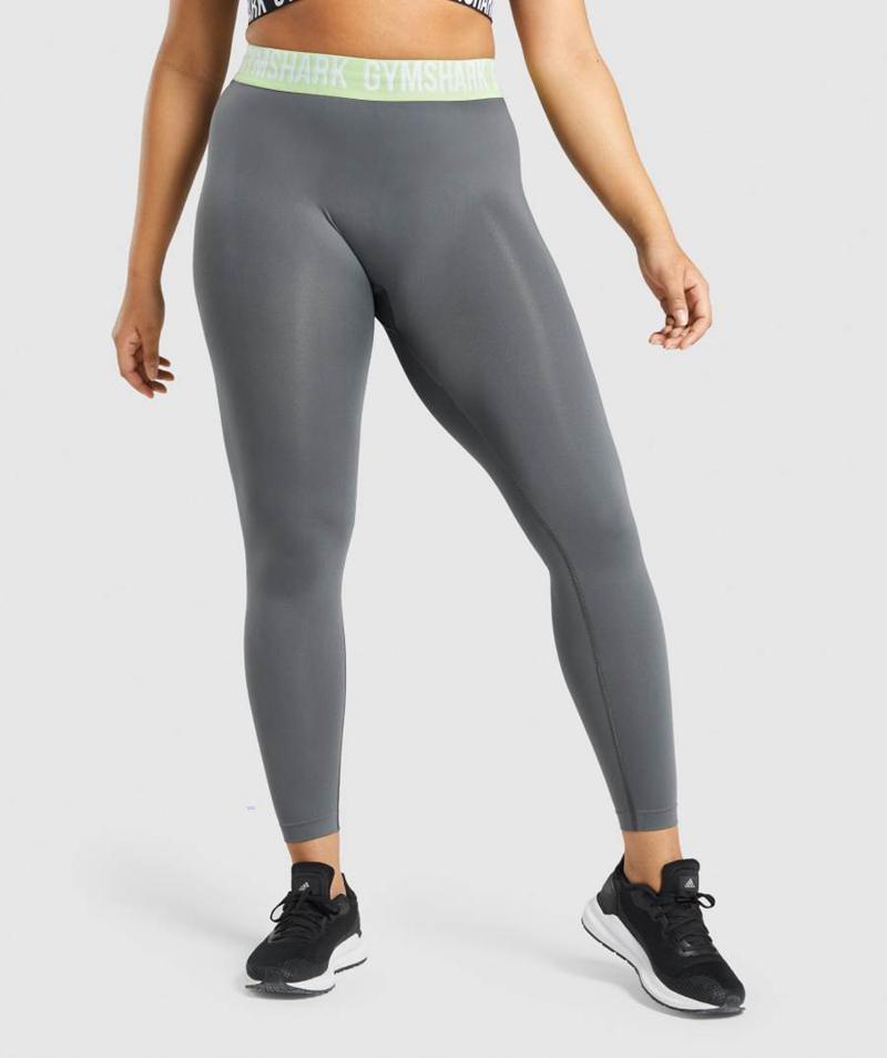 Gymshark Fit Seamless Leggings Női Mélyszürke  Hungary |  OCDPE-6810