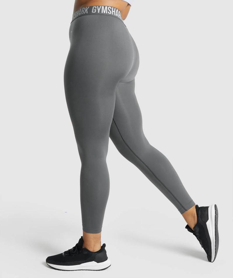 Gymshark Fit Seamless Leggings Női Mélyszürke  Hungary |  TBIVW-6902