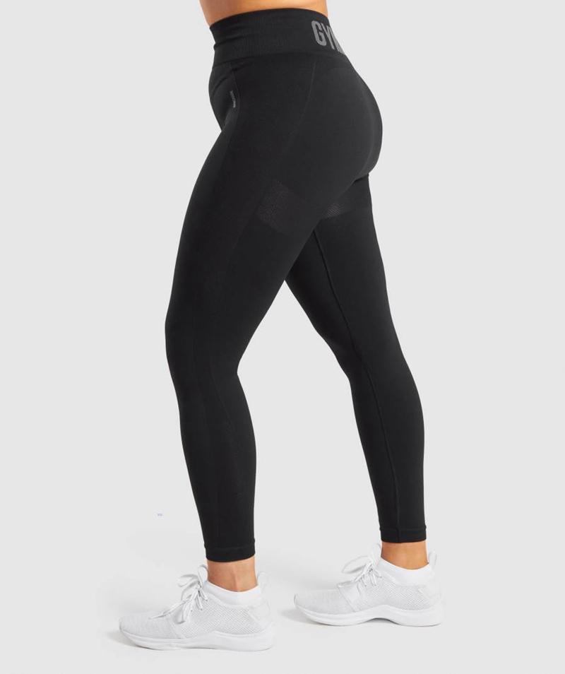 Gymshark Flex High Waisted Leggings Női Mélyszürke Fekete  Hungary |  UJWFI-0216