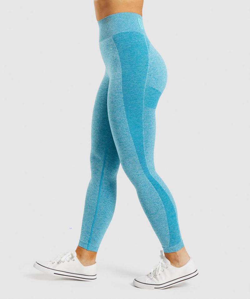 Gymshark Flex High Waisted Leggings Női Kék  Hungary |  VCJWU-6087