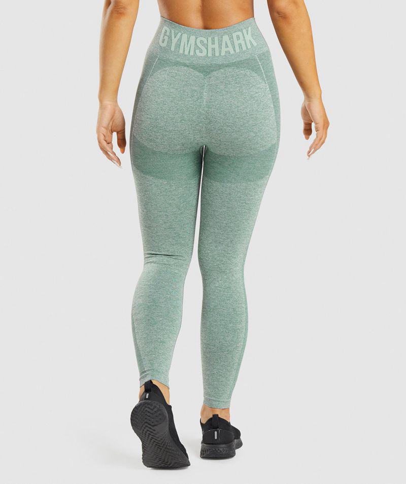 Gymshark Flex High Waisted Leggings Női Zöld  Hungary |  YDQOT-1065