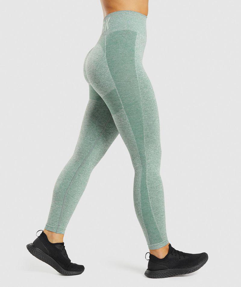 Gymshark Flex High Waisted Leggings Női Zöld  Hungary |  YDQOT-1065