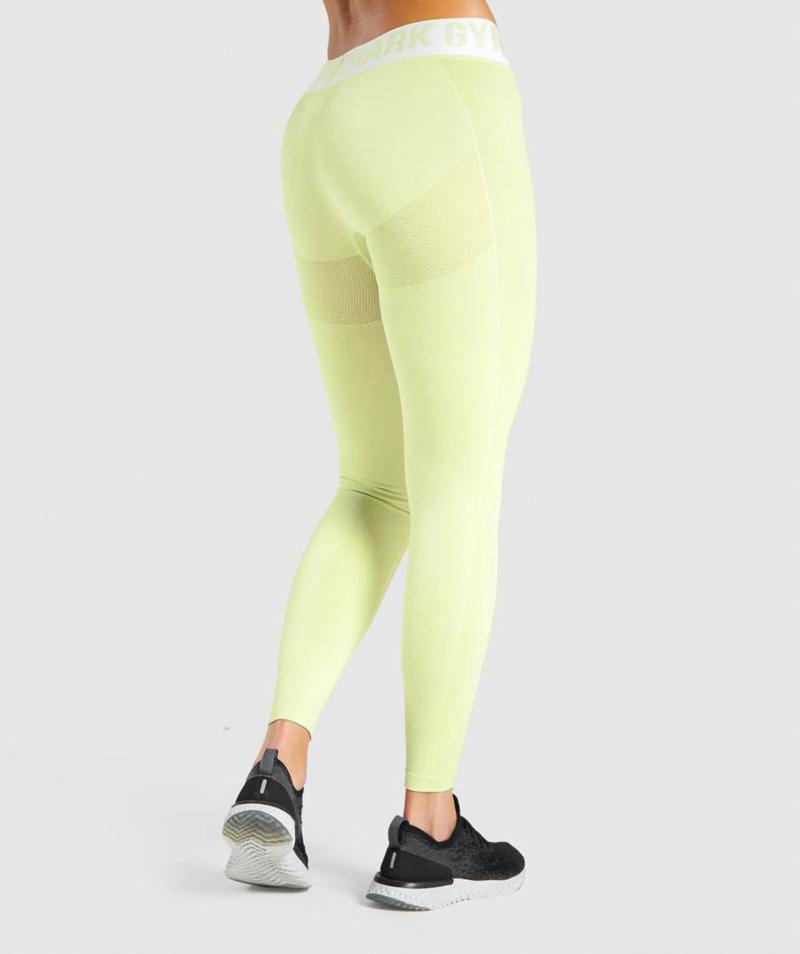 Gymshark Flex Low Rise Leggings Női Világos Zöld  Hungary |  QHGRO-6259