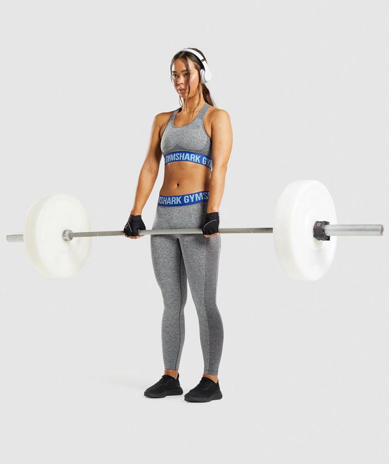 Gymshark Flex Sportmelltartó Női Szürke  Hungary |  DFECR-3826