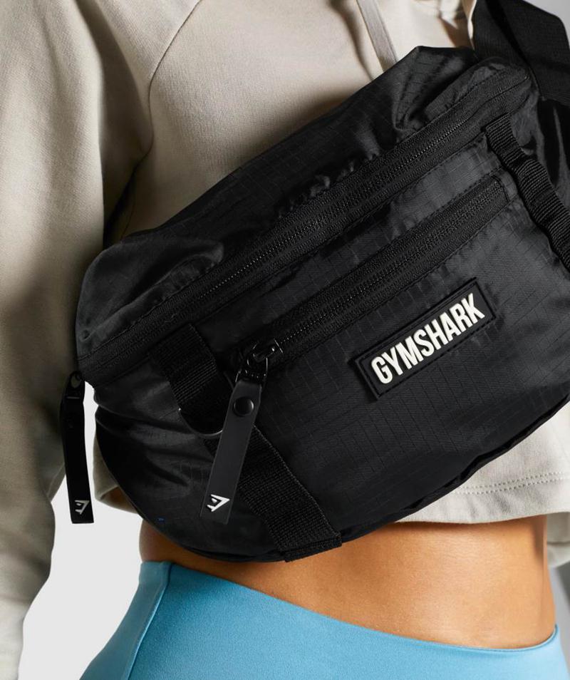 Gymshark GS Crossbody Táska Accessories Fekete  Hungary |  SENKD-1607