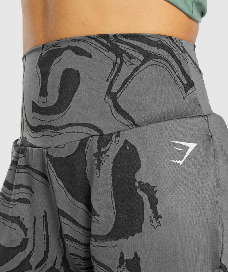 Gymshark GS Power Bottoms Jogger Nadrág Női Fekete  Hungary |  IXPKD-7439