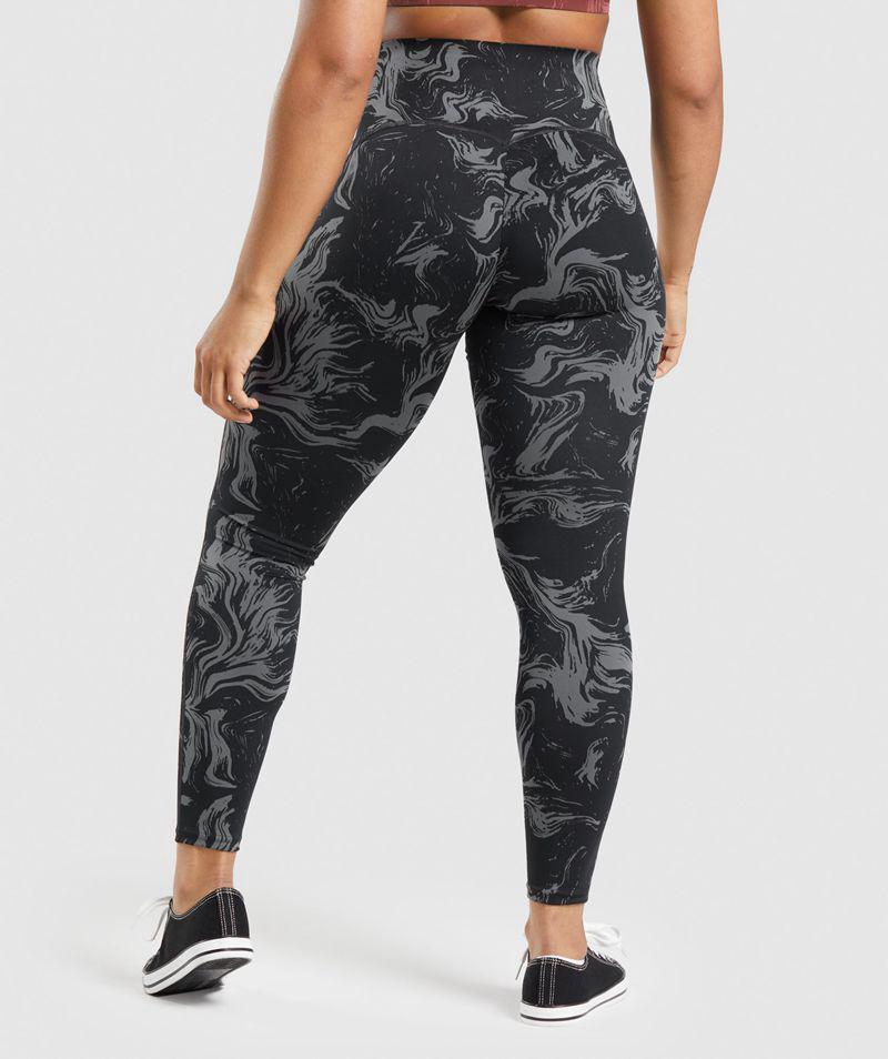 Gymshark GS Power High Rise Leggings Női Fekete  Hungary |  ZOICR-6390