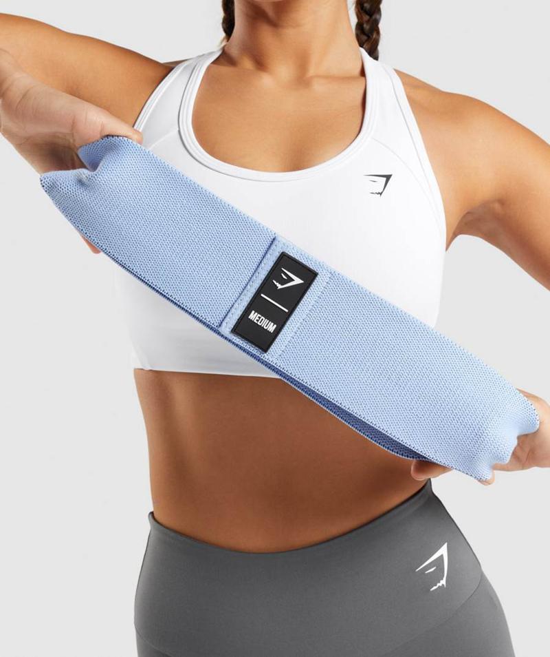 Gymshark Glute Set 3pk Resistance Band Accessories Világos Lila Szürke Kék Zöld  Hungary |  ZHGFX-1946