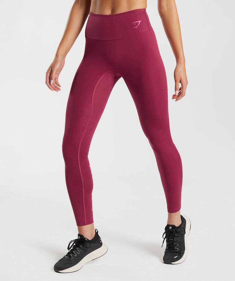 Gymshark Graphics Fraction Leggings Női Rózsaszín  Hungary |  WDLHU-9718