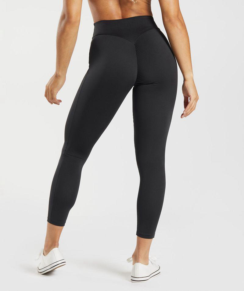 Gymshark Gs Power Original Leggings Női Fekete  Hungary |  JWCFK-0391