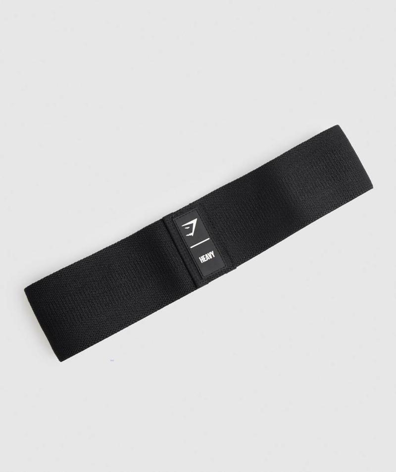 Gymshark Heavy Glute Resistance Band Accessories Fekete  Hungary |  YNHLV-1798