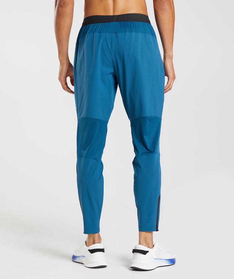 Gymshark Hybrid Woven Jogger Nadrág Férfi Kék  Hungary |  KTCXO-0652