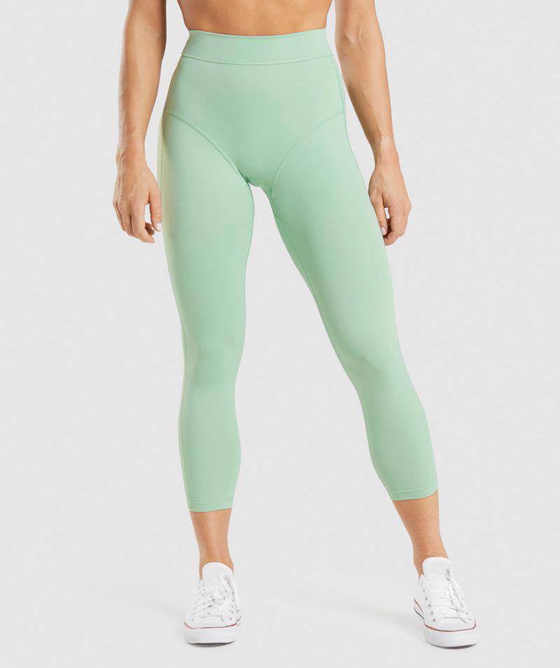 Gymshark Kk Fit 7/8 Leggings Női Zöld  Hungary |  CRBKO-2653