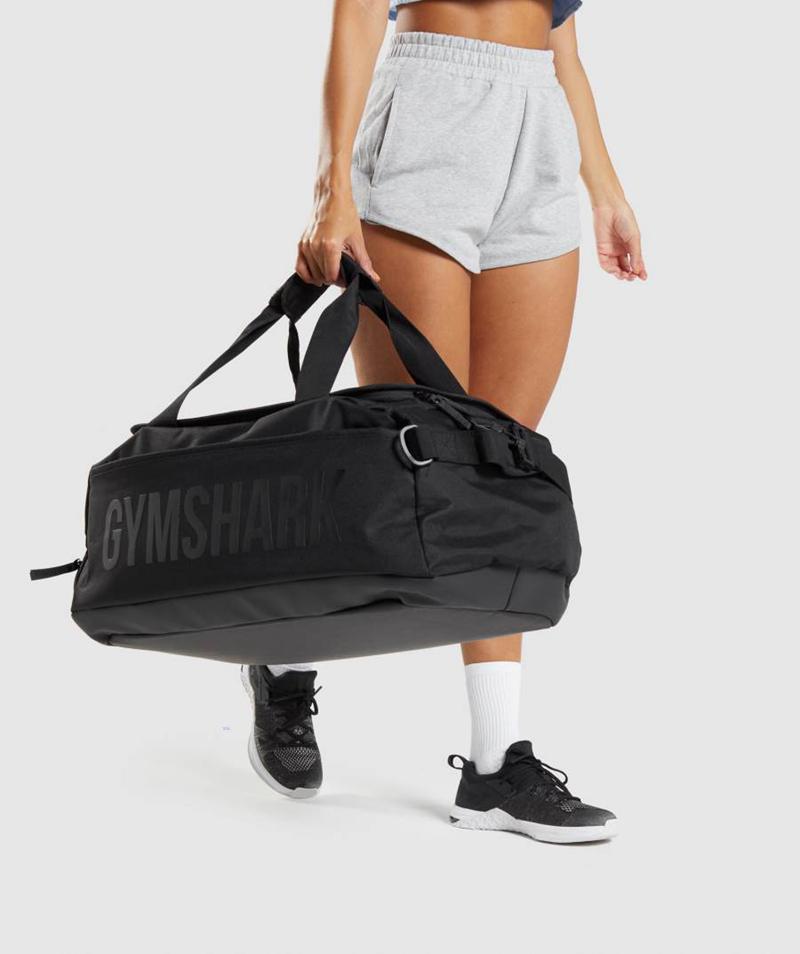 Gymshark LC Holdall Duffle Táska Accessories Fekete  Hungary |  DCJHO-2687