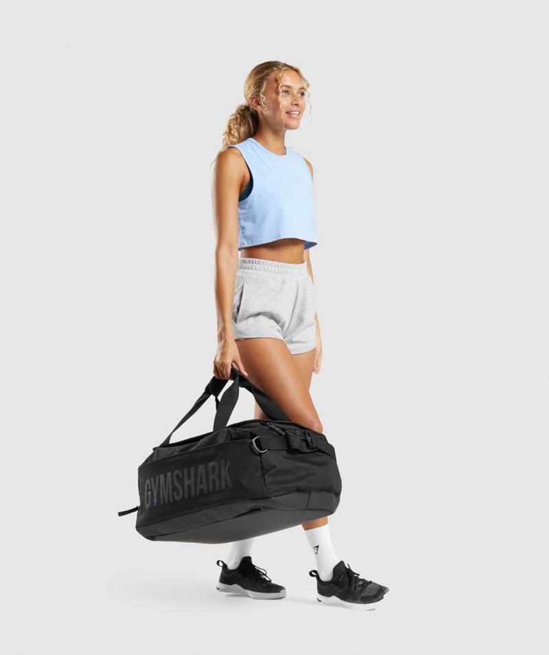 Gymshark LC Holdall Duffle Táska Accessories Fekete  Hungary |  DCJHO-2687