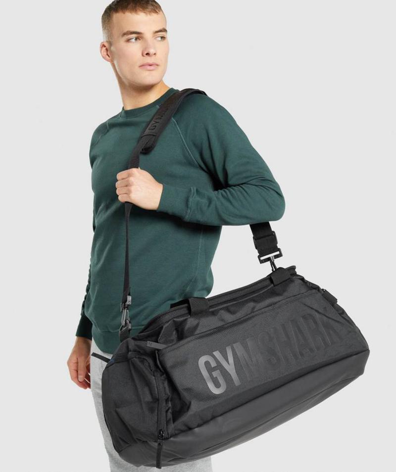 Gymshark LC Holdall Duffle Táska Accessories Fekete  Hungary |  DCJHO-2687