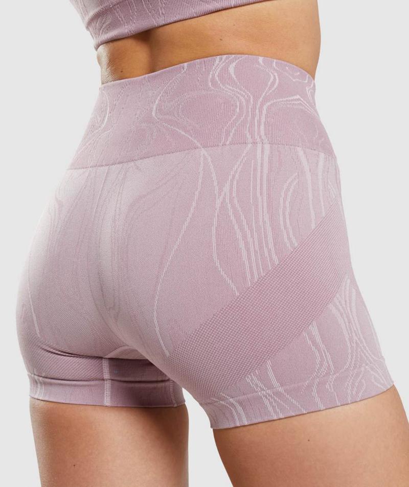 Gymshark Mercury Seamless Rövidnadrág Női Világos Lila  Hungary |  YOWVA-5691