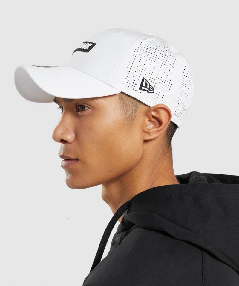 Gymshark New Era GS 9Forty Trucker Sapkák Accessories Fehér  Hungary |  QCDMW-9245