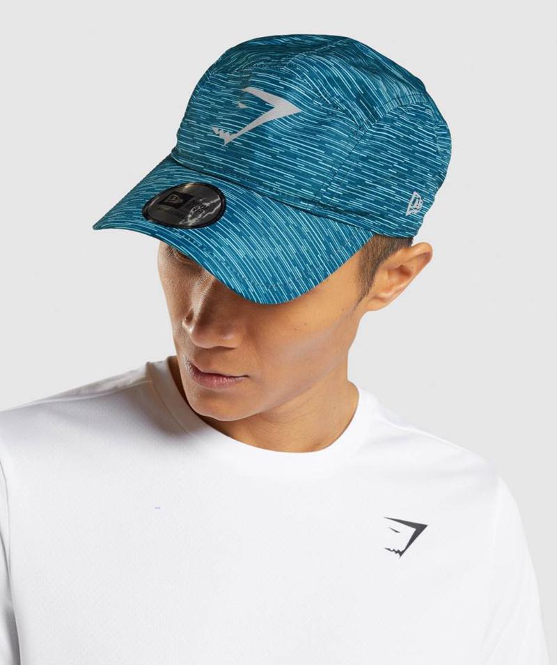 Gymshark New Era GS Tech Sapkák Accessories Türkiz  Hungary |  IAOGD-4521