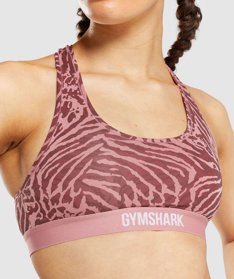 Gymshark Pamut Bralette Sportmelltartó Női Rózsaszín  Hungary |  DYTKI-3150