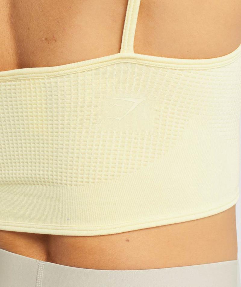 Gymshark Pause Bralette Fehérnemű Női Sárga  Hungary |  YGFTA-5841